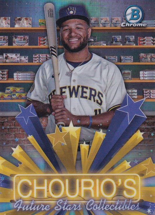 2025 Topps Bowman Hobby Stars Jackson Chourio Milwaukee Brewers #HS-3
