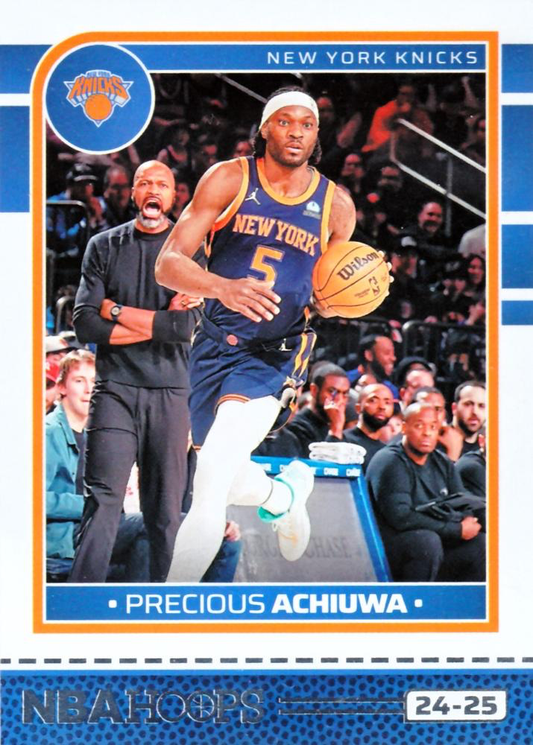 2024 Panini Hoops Precious Achiuwa #97 New York Knicks