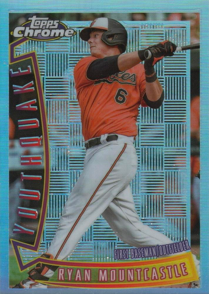 2022 Topps Chrome 1996 Youthquake Ryan Mountcastle #YQ-22 Baltimore Orioles