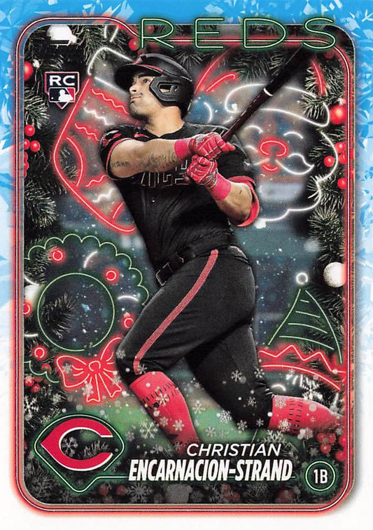 2024 Topps Holiday Christian Encarnacion-Strand RC Cincinnati Reds #H85