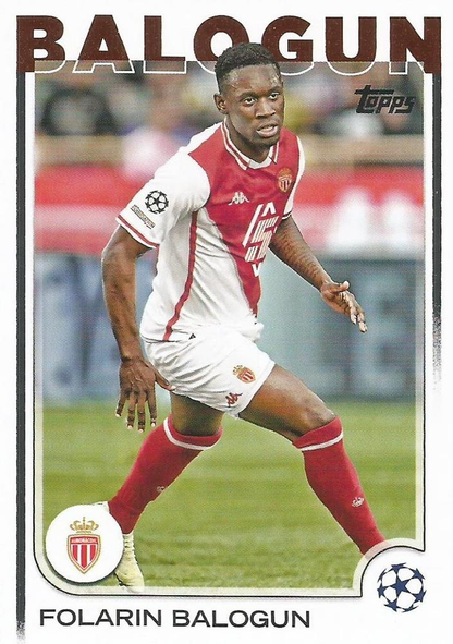2024 Topps UCC Folarin Balogun #21 AS Monaco
