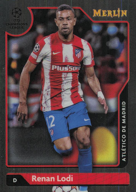 2021 Topps Merlin UEFA Club Competitions Renan Lodi #112 Atletico Madrid