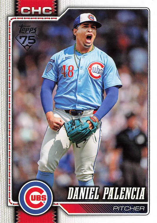 2026 Topps Series 1 Daniel Palencia #158 Chicago Cubs