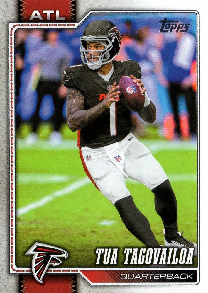 2026 Topps Flagship Tua Tagovailoa #126 Atlanta Falcons