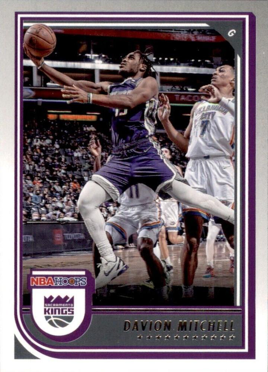 2022 Panini Hoops Davion Mitchell #160 Sacramento Kings