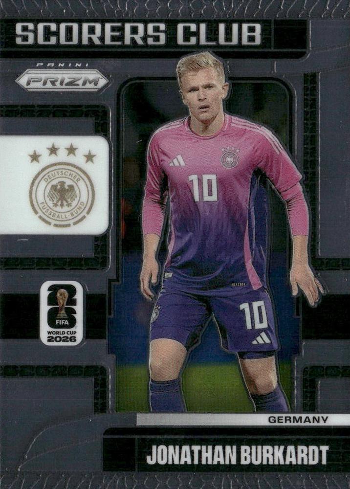 2026 Panini Prizm World Cup Scorers Club Jonathan Burkardt #24 Allemagne