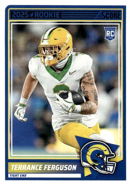 2025 Panini Score Terrance Ferguson RC #72 Los Angeles Rams