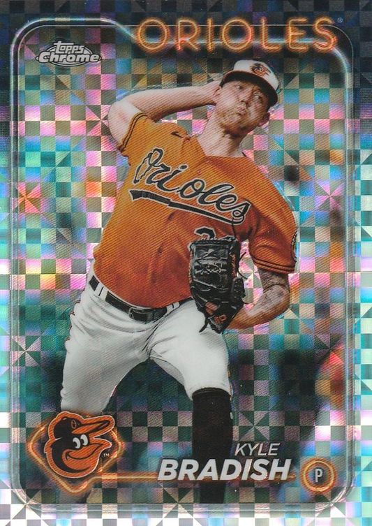 2024 Topps Chrome X-Fractor Parallel Kyle Bradish Baltimore Orioles #69