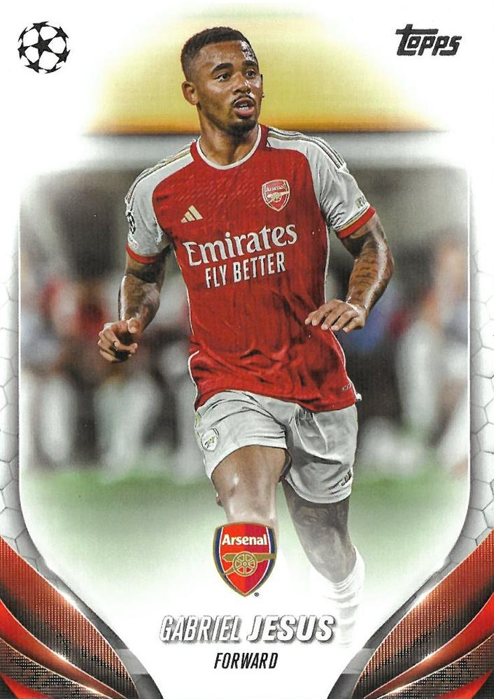 2023 Topps UCC Gabriel Jesus #40 Arsenal FC