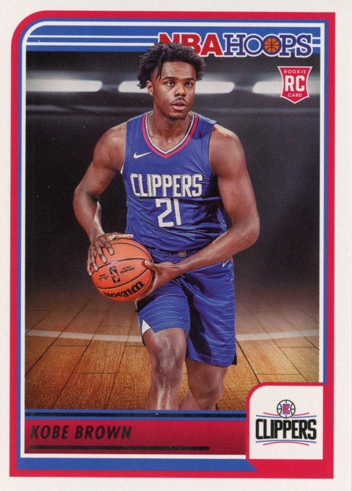 2023 Panini Hoops Kobe Brown RC #253 Los Angeles Clippers