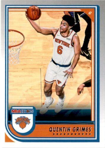 2022 Panini Hoops Quentin Grimes #23 New York Knicks