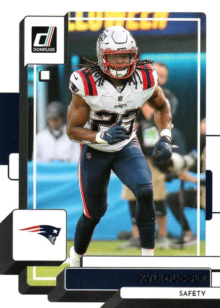 2022 Panini Donruss Kyle Dugger #138 New England Patriots