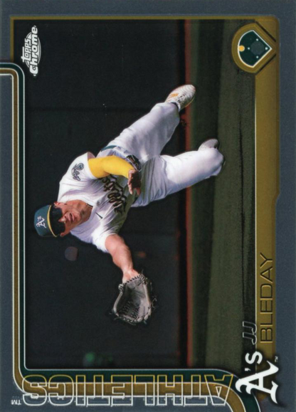 2025 Topps Chrome MLB JJ Bleday #183 Athletics