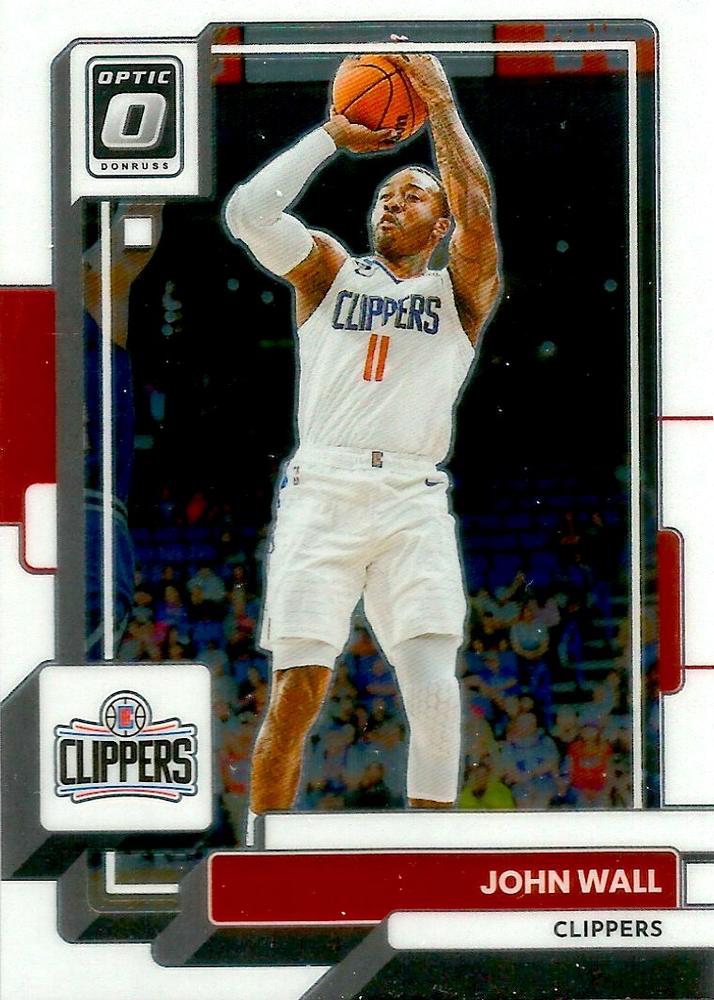 2022 Panini Donruss Optic John Wall #114 Los Angeles Clippers