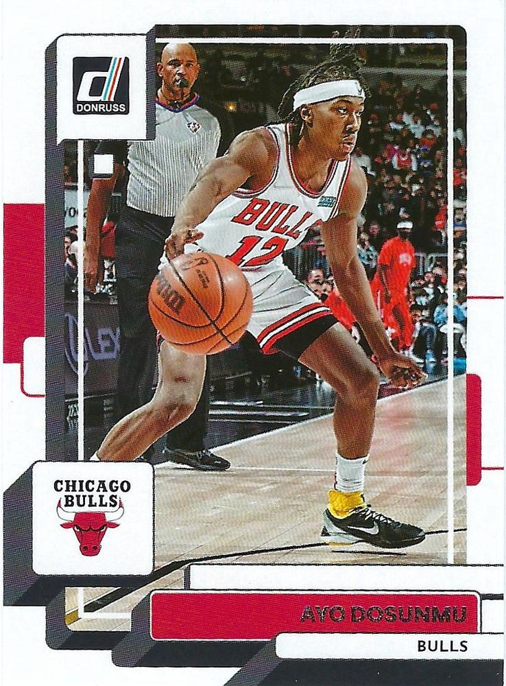 2022 Panini Donruss Ayo Dosunmu #34 Chicago Bulls