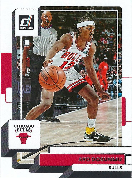2022 Panini Donruss Ayo Dosunmu #34 Chicago Bulls
