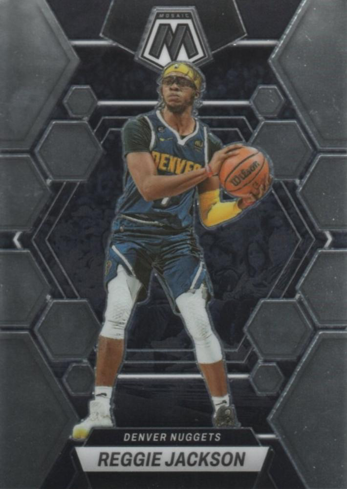 2022 Panini Mosaic Reggie Jackson #52 Denver Nuggets