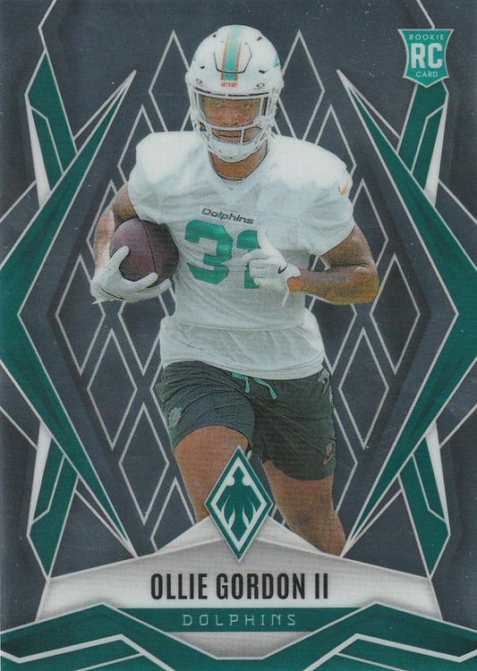 2025 Panini Phoenix Ollie Gordon II RC #198 Miami Dolphins