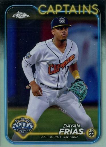 2024 Topps Pro Debut Chrome Refractor Dayan Frias #PDC-154 Lake County Captains