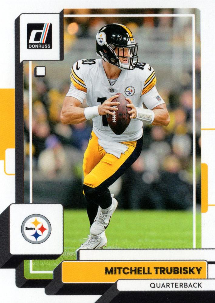 2022 Panini Donruss Mitchell Trubisky #223 Pittsburgh Steelers