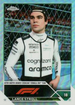 2024 Topps Chrome Formula 1 Lance Stroll Refractor #44 Aston Martin F1 Team