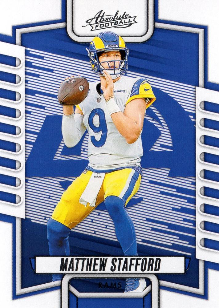 2023 Panini Absolute Matthew Stafford #19 Los Angeles Rams
