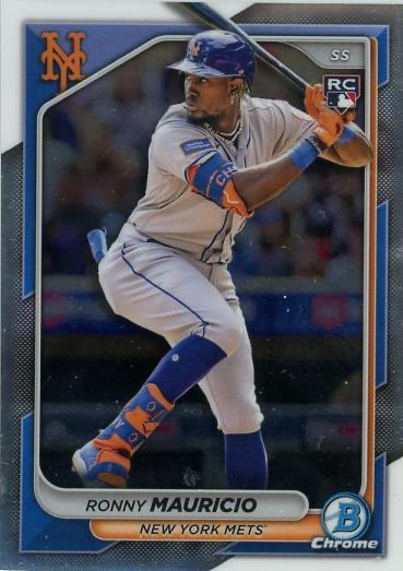 2024 Topps Bowman Chrome Ronny Mauricio RC New York Mets #24