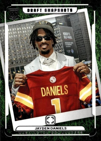 2024 Panini Photogenic Draft Snapshots Jayden Daniels #1 Washington Commanders