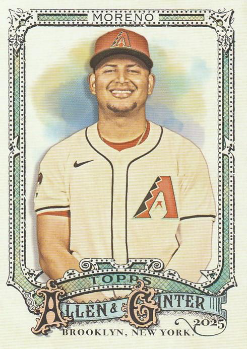2025 Topps Allen & Ginter Gabriel Moreno #172 Arizona Diamondbacks