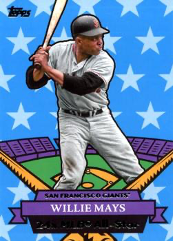 2025 Topps Archives 2007 Topps All-Stars Willie Mays #07AS-21 San Francisco Giants