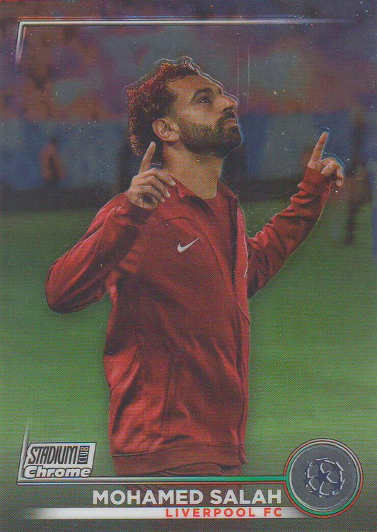 2022 Topps Stadium Club Chrome UCC Mohamed Salah #11 Liverpool