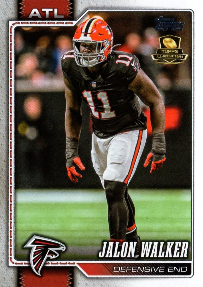 2026 Topps Flagship Jalon Walker #7 Atlanta Falcons