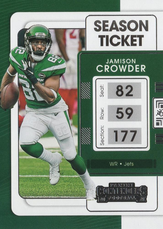 2021 Panini Contenders Jamison Crowder New York Jets #78