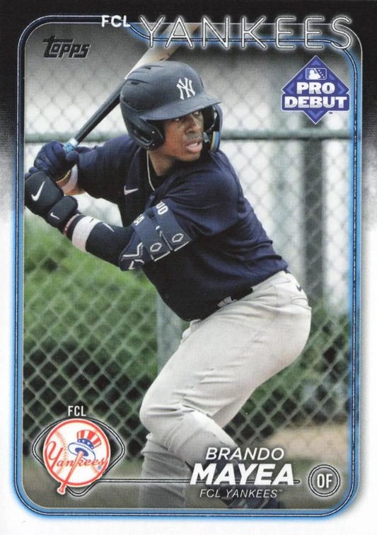 2024 Topps Pro Debut Brando Mayea #PD-131 FCL Yankees