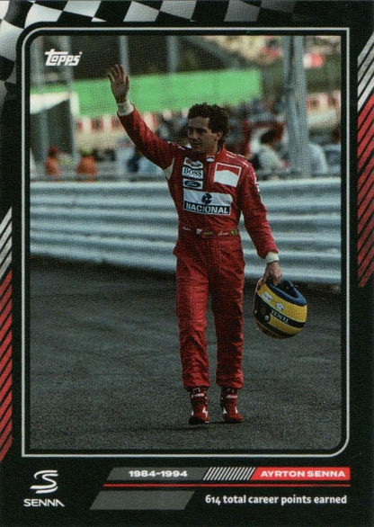 2023 Topps The Story of Senna Ayrton Senna 1984-1994 614 total career points earned