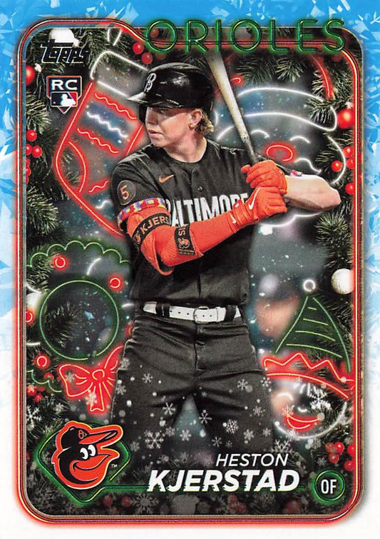 2024 Topps Holiday Heston Kjerstad RC Baltimore Orioles #H171