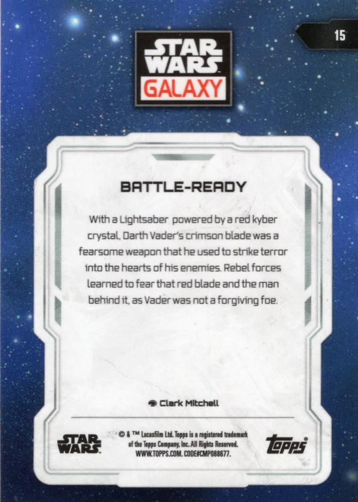 2024 Topps Chrome Star Wars Galaxy Battle-Ready #15