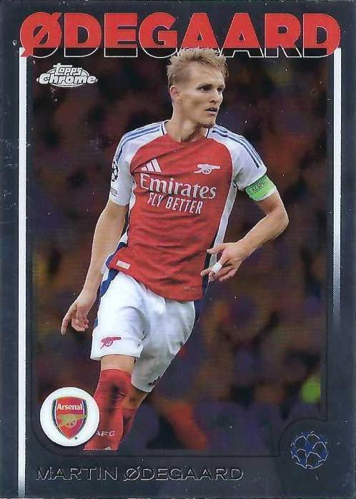 2024 Topps Chrome UCC Martin Odegaard #62 Arsenal