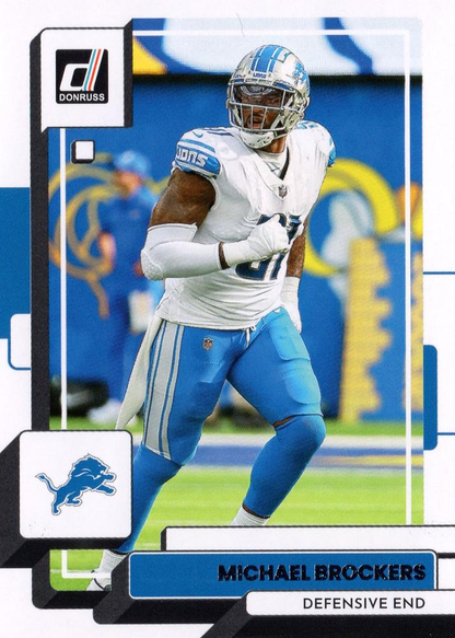 2022 Panini Donruss Michael Brockers #91 Detroit Lions
