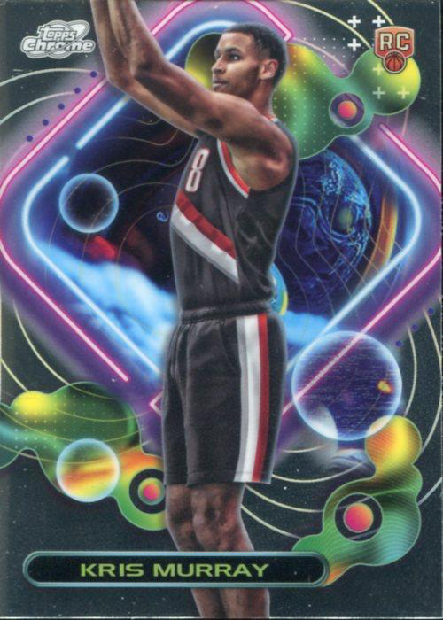 2023 Topps Chrome Cosmic Kris Murray RC #170 Portland Trail Blazers