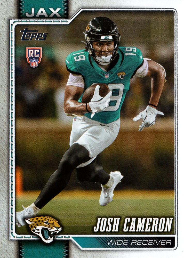 2026 Topps Flagship RC Josh Cameron #387 Jacksonville Jaguars