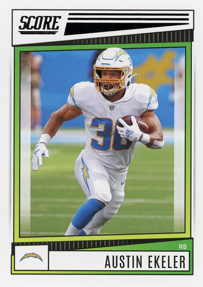 2022 Panini Score Austin Ekeler Los Angeles Chargers #137
