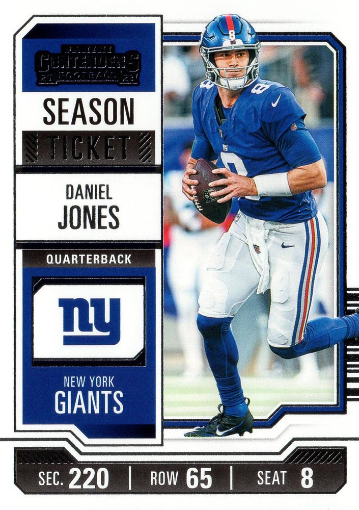 2023 Panini Contenders Daniel Jones New York Giants #75