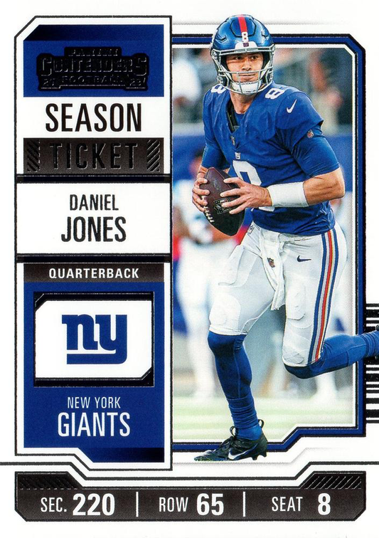 2023 Panini Contenders Daniel Jones New York Giants #75