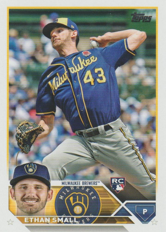 2023 Topps Series 1 Ethan Small RC Milwaukee Brewers #87
