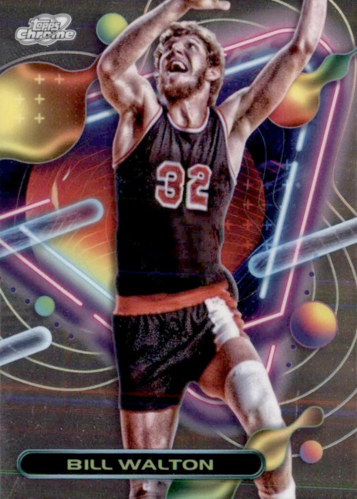 2023 Topps Chrome Cosmic Bill Walton #105 Portland Trail Blazers