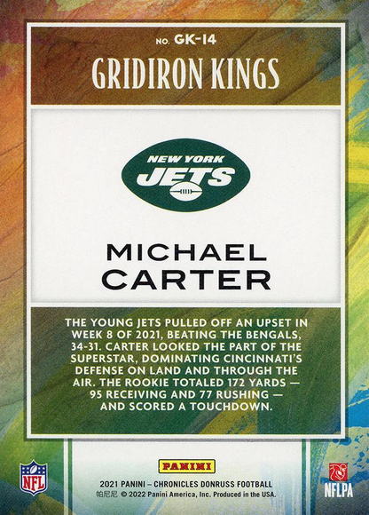 2021 Panini Chronicles Pinnacle Cris Carter #14 Minnesota Vikings