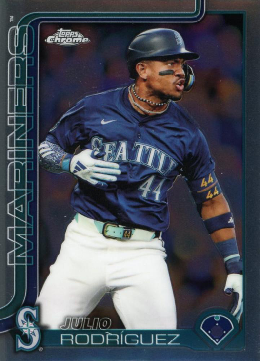 2025 Topps Chrome MLB Julio Rodriguez #261 Seattle Mariners