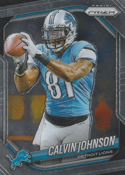 2025 Panini Prizm Calvin Johnson #111 Detroit Lions