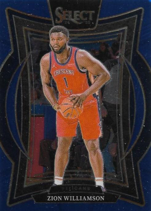 2024 Panini Select Zion Williamson Blue #28 New Orleans Pelicans